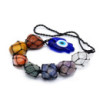 Pendentif Pierre Chakra Suspendu - Hamsa