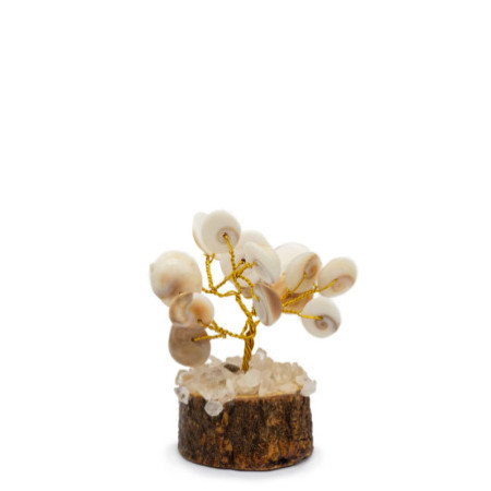 Petits arbres de pierres de cercle de chakra Gomati (15 pierres)