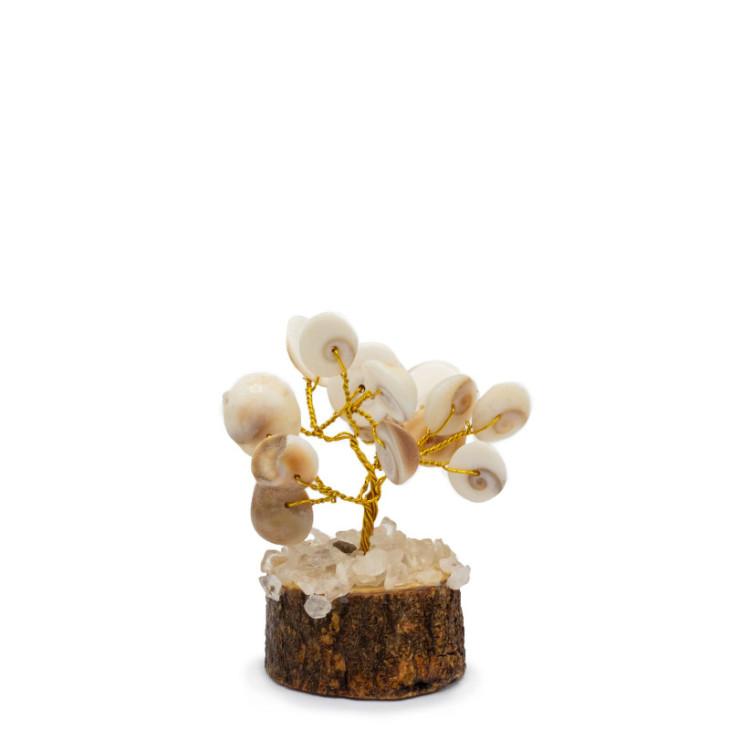 Petits arbres de pierres de cercle de chakra Gomati (15 pierres)