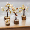 Arbres en pierre de cercle de chakra Gomati - Lot de 4