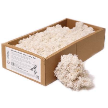 Mousse de renne décorative de qualité - Blanche-Neige - Boîte de 635 g