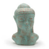 Tête de Bouddha Tranquillité - Cuivre Vert