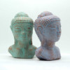Tête de Bouddha Tranquillité - Cuivre Vert