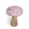 Petit champignon - 10 cm - Joli motif floral