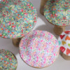 Petit champignon - 10 cm - Joli motif floral