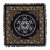 Nappe d'autel ésotérique à franges - Tableau des chakras