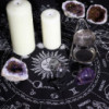 Nappe d'autel ésotérique à franges - Horoscope