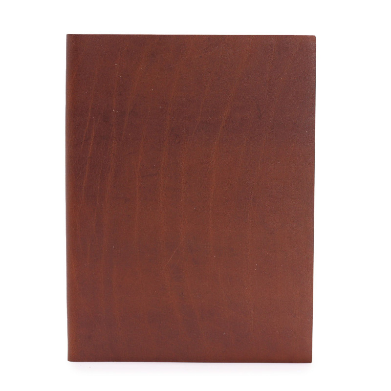 Grand carnet journalier beige foncé - 100 pages lignées - 20 x 15 cm
