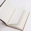Grand carnet journalier beige foncé - 100 pages lignées - 20 x 15 cm