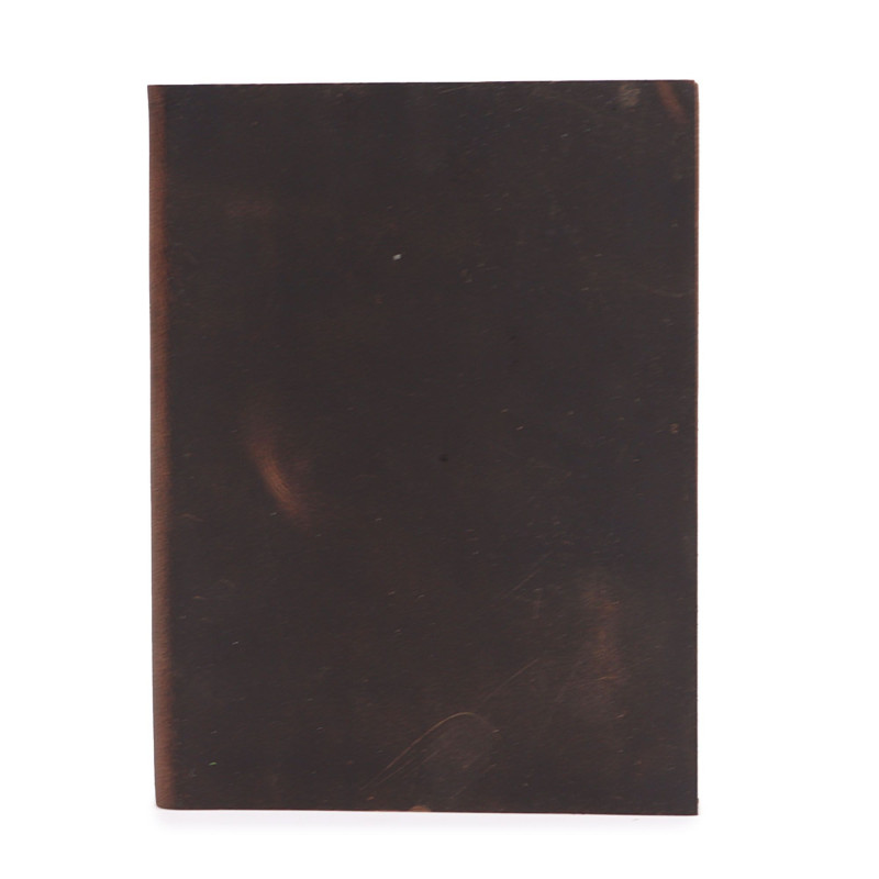 Carnet journalier noir et beige - 100 pages lignées - 20 x 15 cm