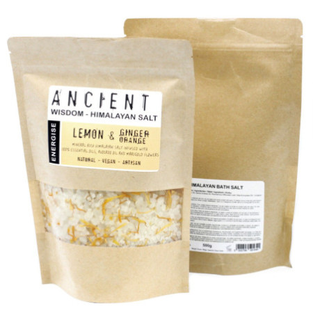 Mélange de sels de bain de l'Himalaya 500 g - Energise