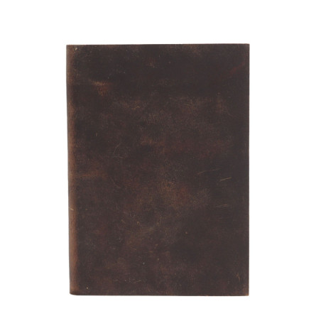 Carnet journalier noir et beige - 100 pages lignées - 18 x 13 cm