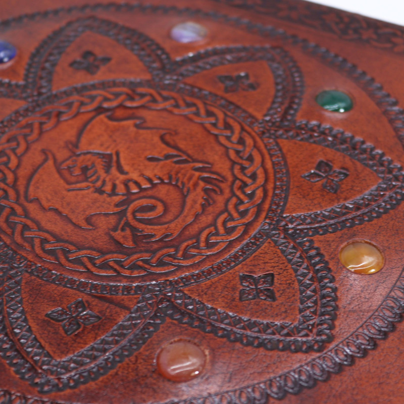 Grand livre de tombes - Chakra Stones Dragon Mandala 100 pages - 25x34cm