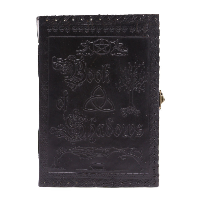 Grand Livre des Ombres - Noir - 200 pages à tranches décentrées - 25x18x3cm