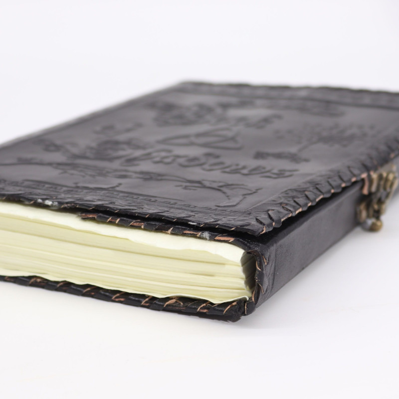 Grand Livre des Ombres - Noir - 200 pages à tranches décentrées - 25x18x3cm