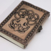 Bouddha - Carnet ésotérique - Rouge Tan - 200 pages Bordure cousue - 17,5 x 12,5 x 3 cm
