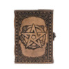 Pentacle - Carnet ésotérique - Gris antique - 200 pages Bordure cousue - 17,5 x 12,5 x 3 cm