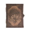 Lotus Mandala - Carnet ésotérique - Gris antique - 200 pages Bordure cousue - 17,5 x 12,5 x 3 cm