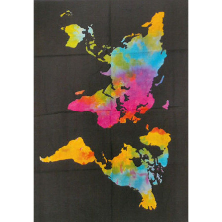 Art mural en coton - Monde