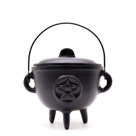 Chaudron en fonte extra large avec pentagone 15 x 15 cm