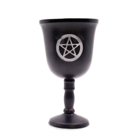 Coupe rituelle en fer - Pentagone - 20x11cm