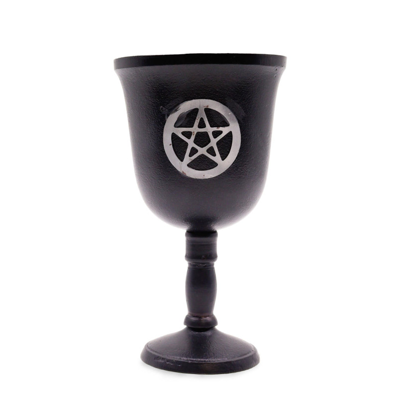 Coupe rituelle en fer - Pentagone - 20x11cm