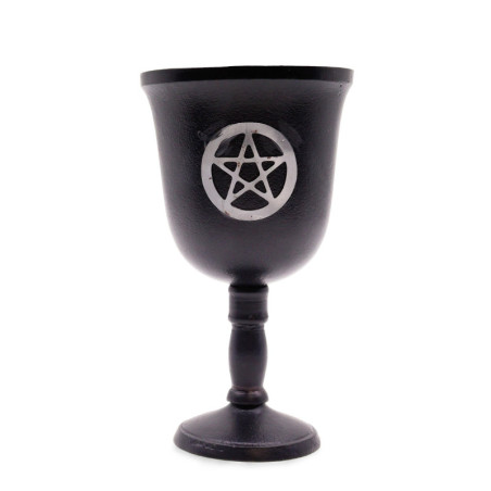 Coupe rituelle en fer - Pentagone - 20x11cm