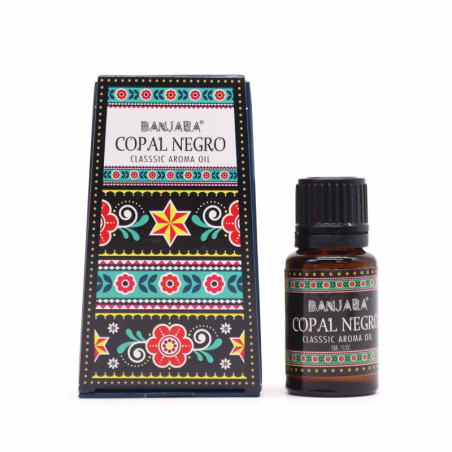 Huile parfumée indienne Banjara 10 ml - Copal Negro