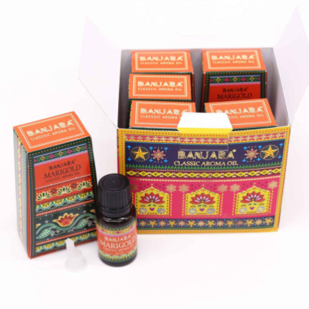 Huile parfumée indienne Banjara 10 ml - Souci