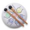 Tambour à langue d'acier Happy Drums 7 Chakra - 18 cm