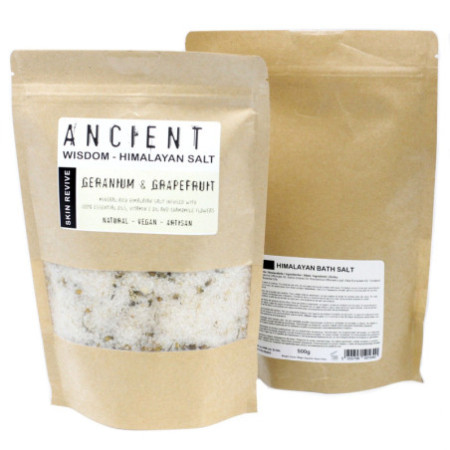 Mélange de sels de bain de l'Himalaya 500 g - Skin Revive