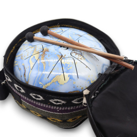 Med Steel Tongue Happy Drums Bleu Ciel - 22x18cm