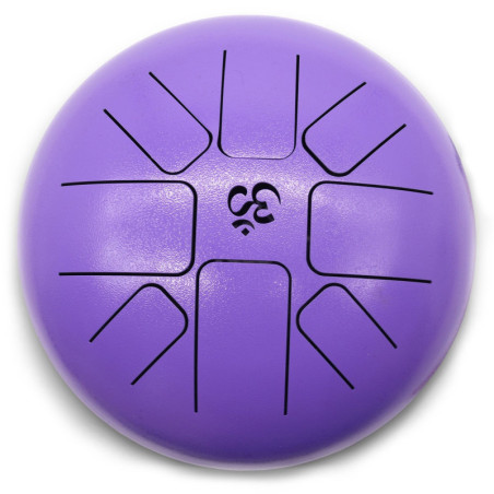 Med Steel Tongue Happy Drums Om Violet - 22x16cm