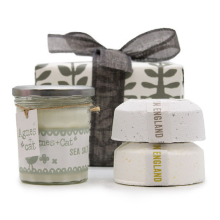 Coffret cadeau - Velvet Moon (bougie) + Windermere & Citrus (pétillant)