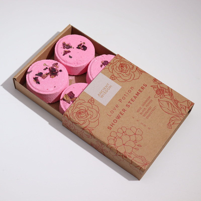 Douches vapeur Zen - Therapy Wellness Quartet - Love Potion (Pinky Red)