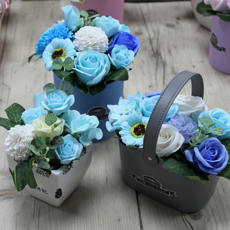 Bouquet Petit Panier - Blues Apaisants