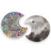 Porte-encens Lune Sept Chakras 11,5 cm