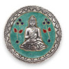 Porte-encens Bouddha Décor Vert 10 cm