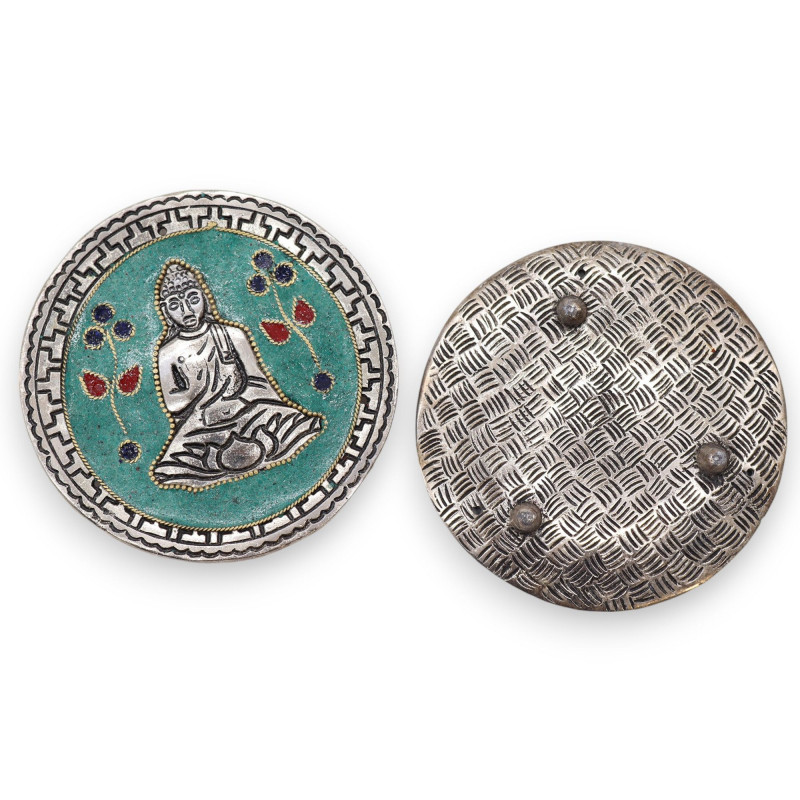 Porte-encens Bouddha Décor Vert 10 cm