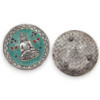 Porte-encens Bouddha Décor Vert 10 cm