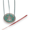Porte-encens Bouddha Décor Vert 10 cm