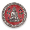 Porte-encens Bouddha Décor Rouge 10 cm