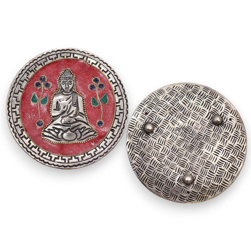 Porte-encens Bouddha Décor Rouge 10 cm