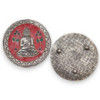 Porte-encens Bouddha Décor Rouge 10 cm