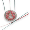 Porte-encens Bouddha Décor Rouge 10 cm