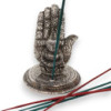 Porte-encens Bouddha en main 13x9cm