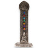 Porte-encens Bouddha Tour des 7 Chakras 16x6x7cm