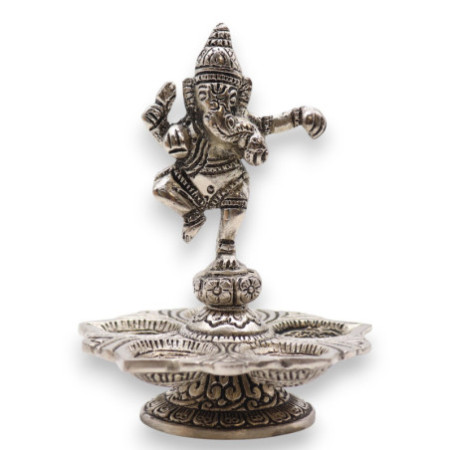 Porte-encens Ganesh dansant 14x10cm