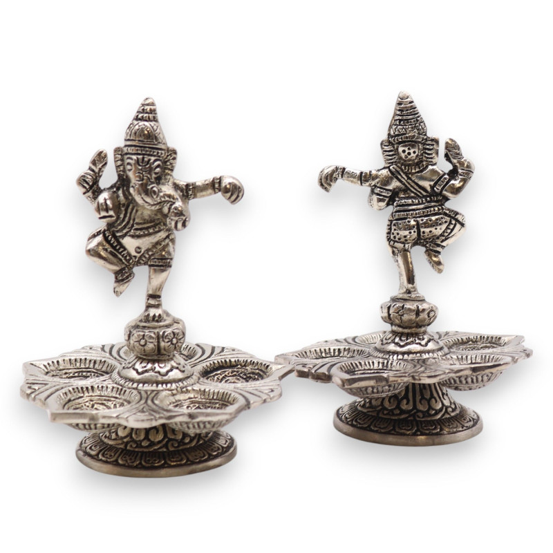 Porte-encens Ganesh dansant 14x10cm