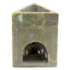 Brûleur à huile triangulaire en stéatite 11 x 9 cm - Éléphant